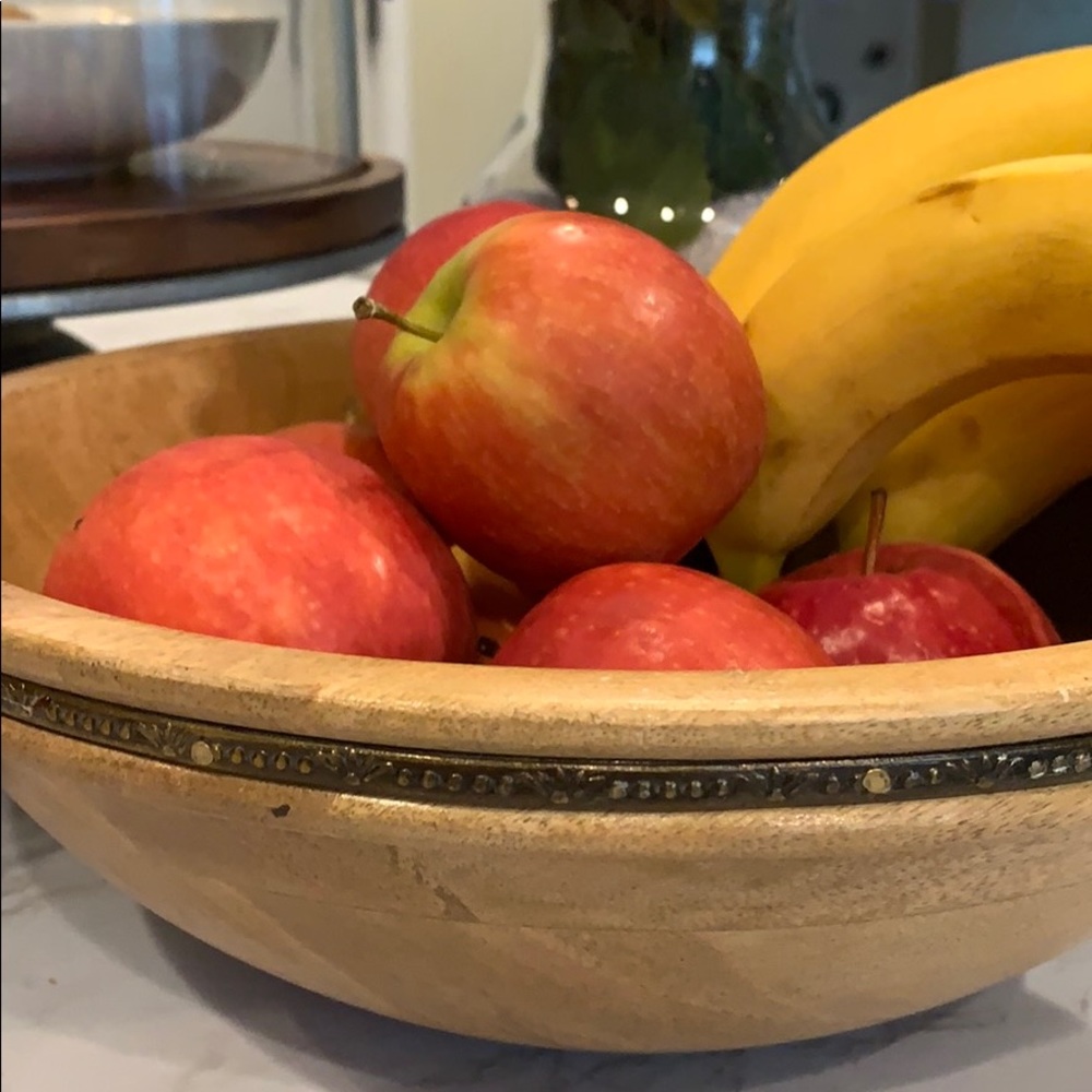 Gibson Pinehurst Wood 11in Serving Bowl